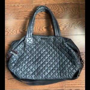 MZ Wallace Black Oxford Large Sutton